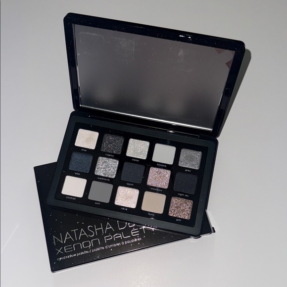Natasha Denona Other - Natasha Denona Xenon Eyeshadow Palette — Silver, Gray, Pink & Black Shimmers